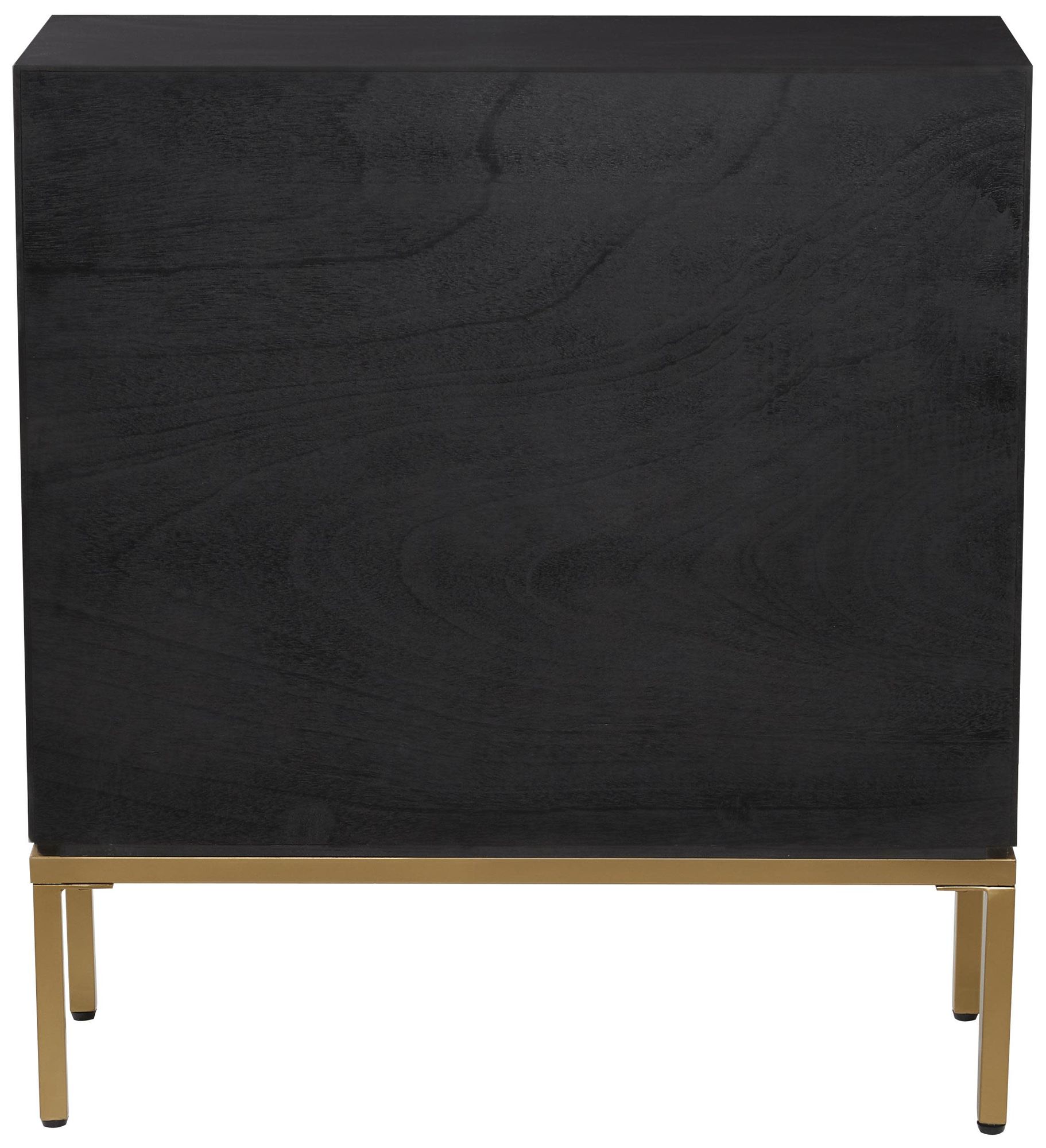Image 5 Bronze Wood Contemporary Cabinet, 30" x 14" x 33" more views
