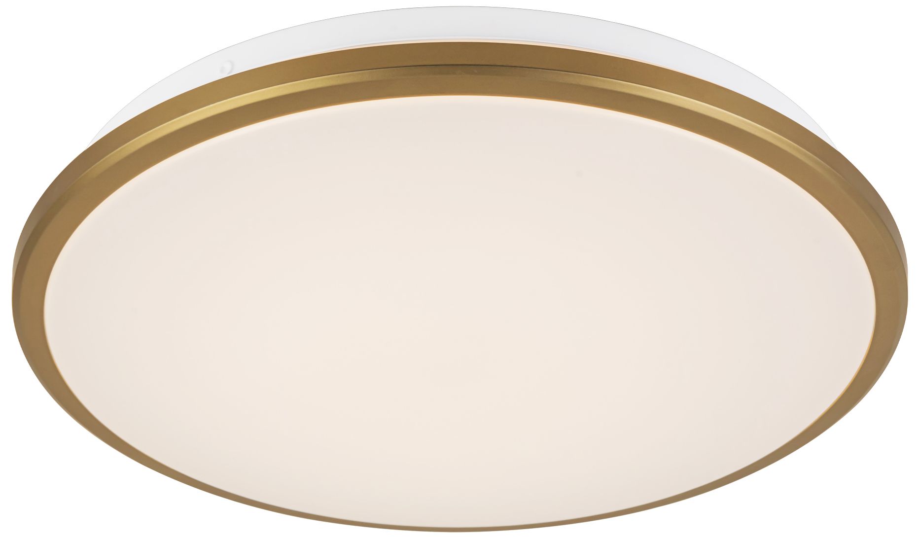 Image 4 Brook 13-in Brushed Gold dimmable LED Flush Mount more views