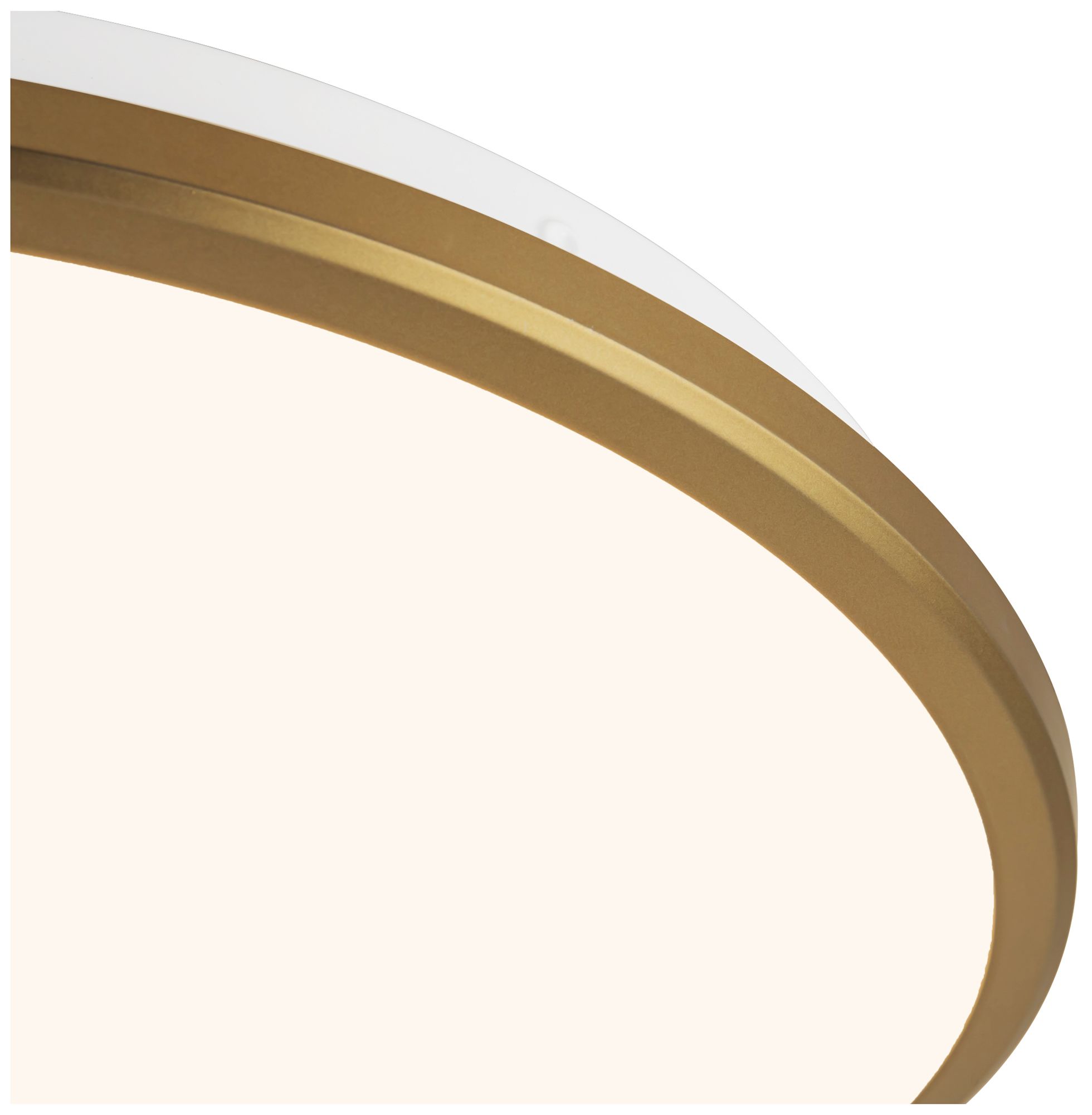 Image 5 Brook 13-in Brushed Gold dimmable LED Flush Mount more views