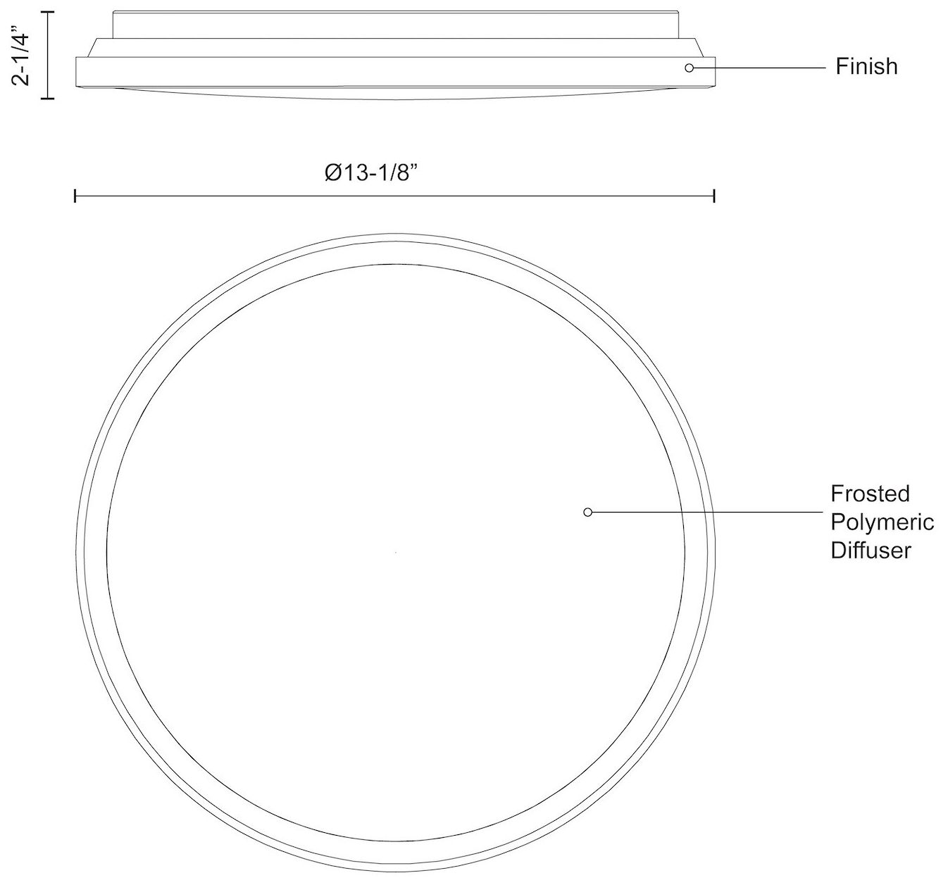 Image 6 Brook 13-in Brushed Gold dimmable LED Flush Mount more views