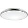 Brook 15 1/4" Wide Chrome Circular LED Ceiling Light