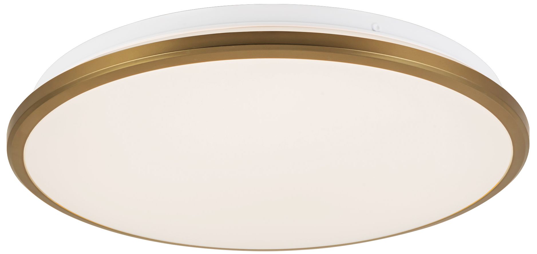 Brook 15-in Brushed Gold dimmable LED Flush Mount
