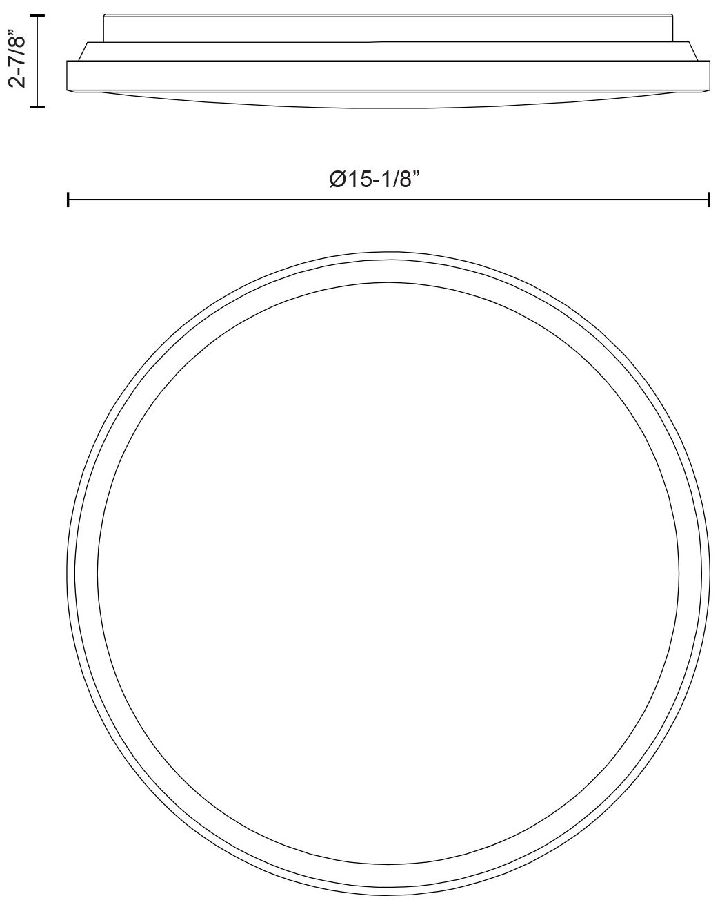 Image 7 Brook 15-in Brushed Gold dimmable LED Flush Mount more views