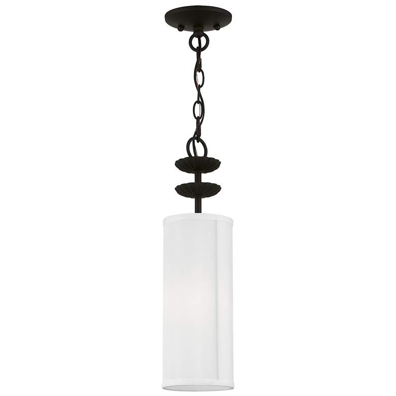 Image 1 Brookdale 1 Light Black Mini Pendant