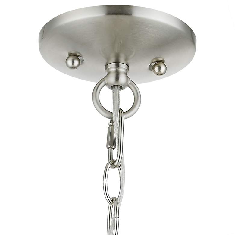Image 6 Brookdale 16" Wide Brushed Nickel 3-Light Chandelier more views