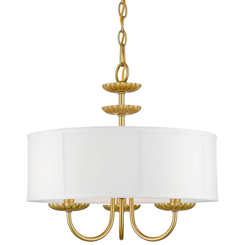 Image 3 Brookdale 16" Wide Soft Gold 3-Light Chandelier