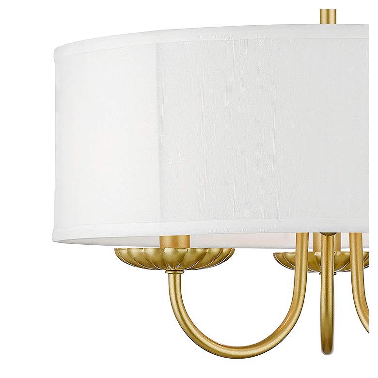 Image 4 Brookdale 16" Wide Soft Gold 3-Light Chandelier more views