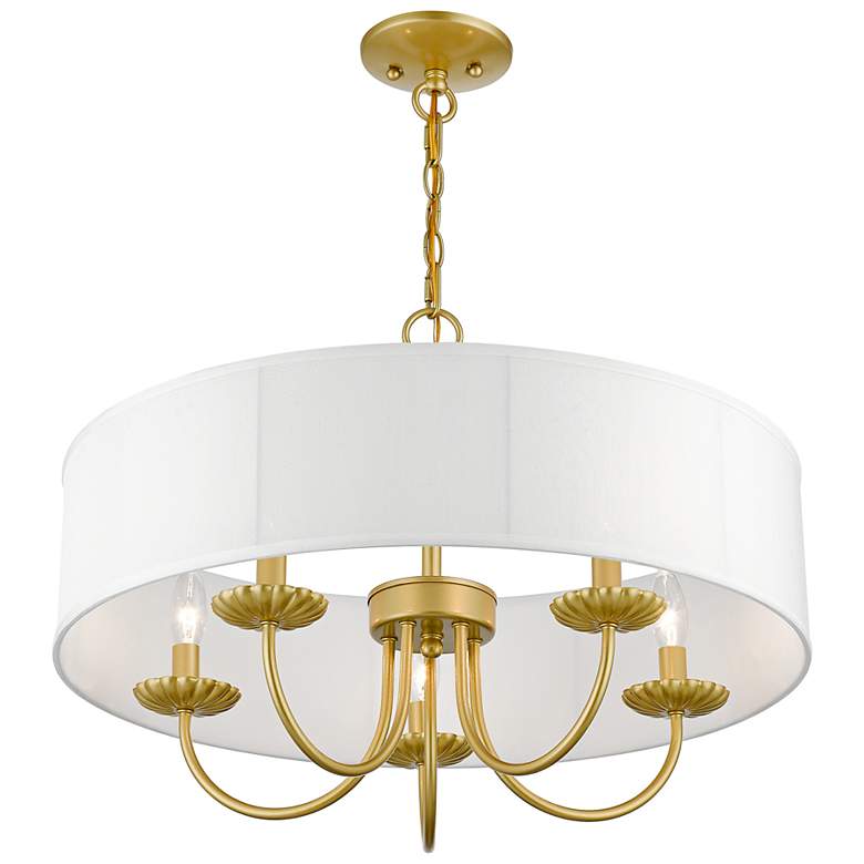Image 6 Brookdale 23" Wide Soft Gold 5-Light Chandelier more views