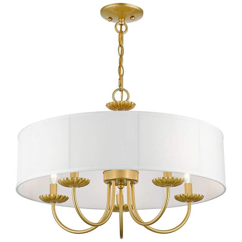 Image 7 Brookdale 23" Wide Soft Gold 5-Light Chandelier more views