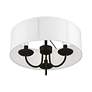 5_Brookdale 3 Light Black Semi-Flush Mount more views