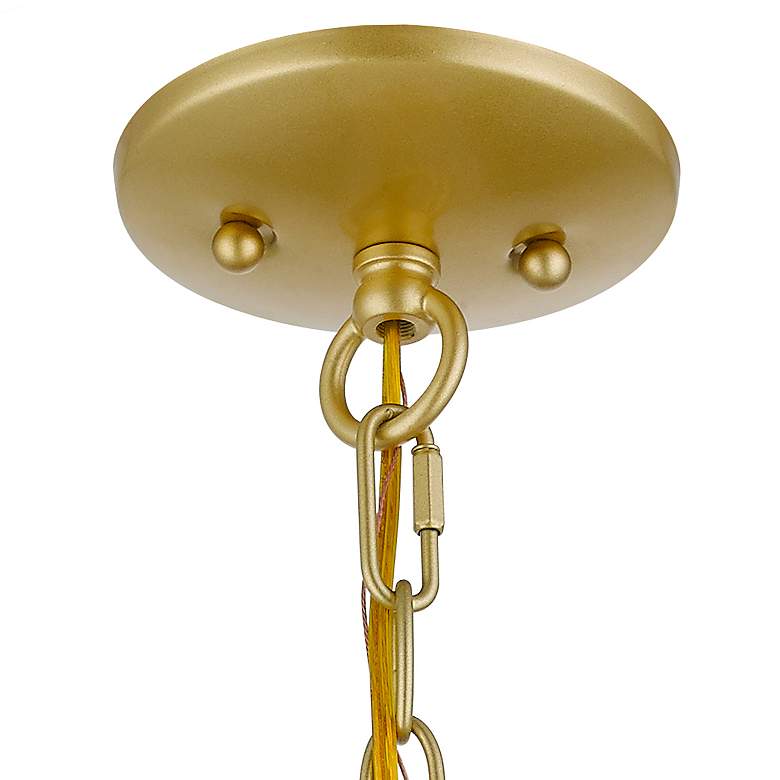 Image 5 Brookdale 5 1/4 inchW Soft Gold Cylindrical Mini Pendant Light more views