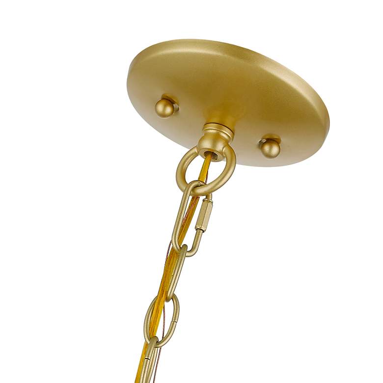 Image 7 Brookdale 5 1/4"W Soft Gold Cylindrical Mini Pendant Light more views