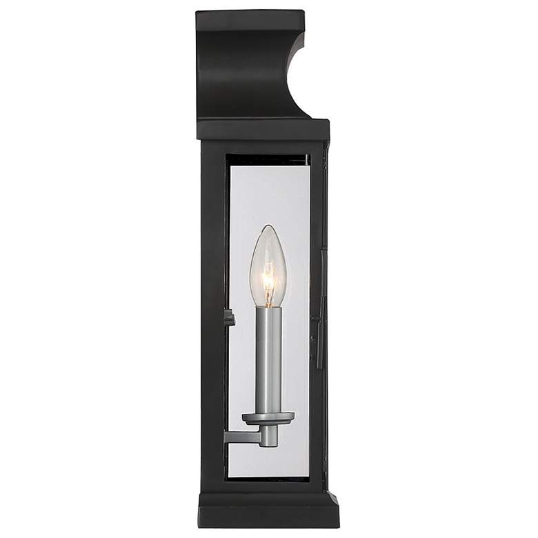 Image 5 Brooke 1-Light Outdoor Wall Lantern in Matte Black more views