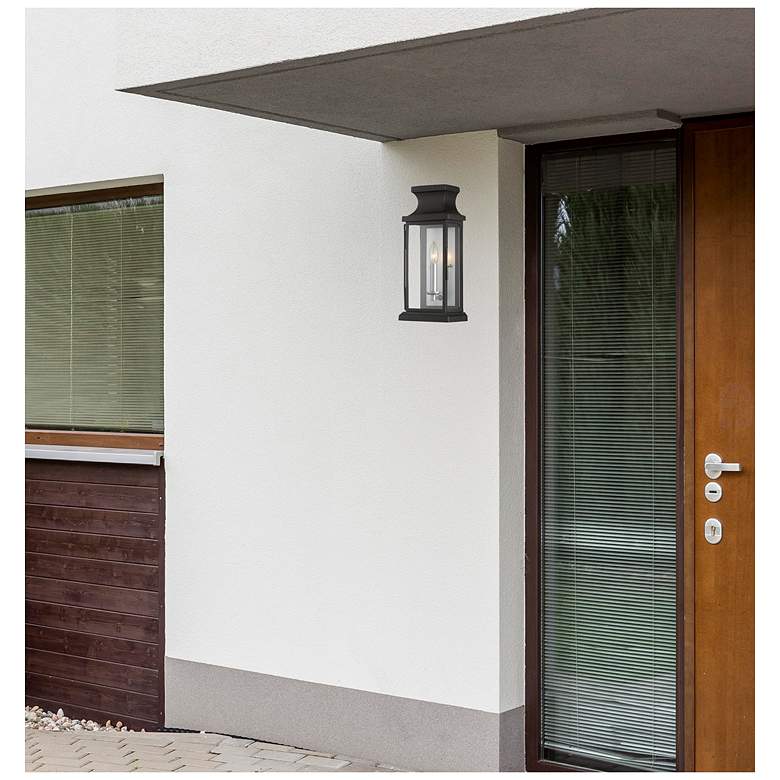 Image 7 Brooke 1-Light Outdoor Wall Lantern in Matte Black more views