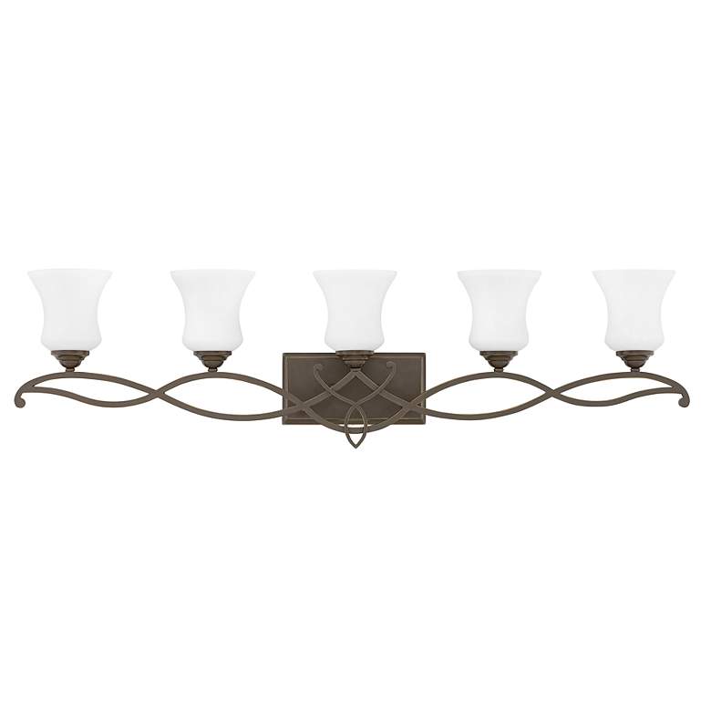 Image 3 Brooke 41 1/2" Wide Olde Bronze 5-Light Vanity Bath Light more views