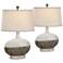 Brooke Husk Night Light Table Lamps Set of 2