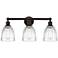 Brookfield 24" 3-Light Oil Rubbed Bronze Bath Light w/ Clear Shade