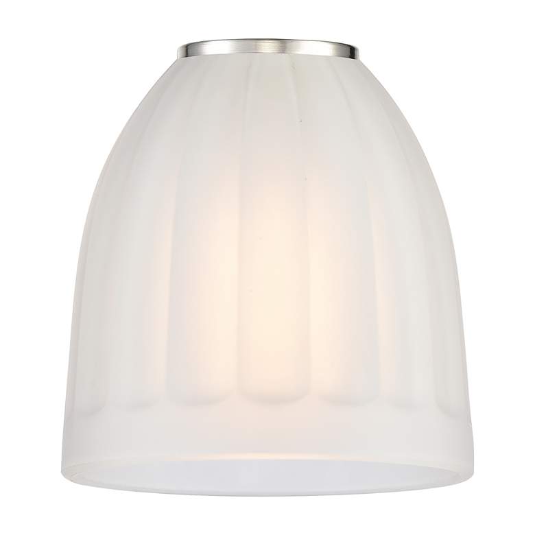 Image 3 Brookfield 24" 3-Light Polished Chrome Bath Light w/ White Shade more views