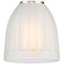 3_Brookfield 33" 4-Light Brushed Satin Nickel Bath Light w/ White Shade more views