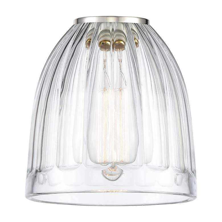 Image 3 Brookfield 6" Black Antique Brass Sconce w/ Clear Shade more views