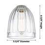 6_Brookfield 6" Black Antique Brass Sconce w/ Clear Shade more views