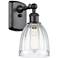 Brookfield 6" LED Sconce - Matte Black Finish - Clear Shade