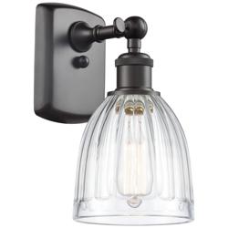 Brookfield 6" Oil Rubbed Bronze Sconce w/ Clear Shade