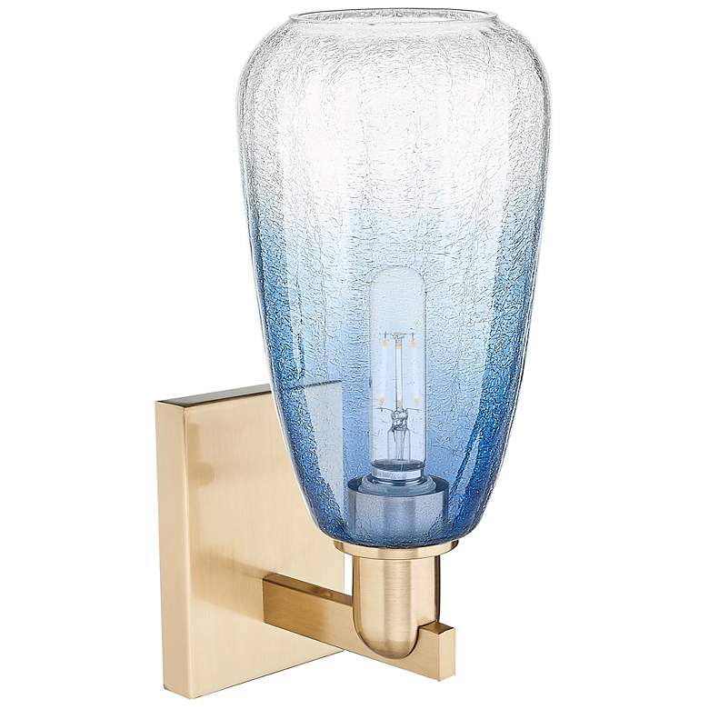 Image 2 Brookhaven Almond 11"H Champagne Bronze Wall Sconce With Clear Shade more views