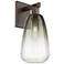 Brookhaven Almond 11"H Oil Rubbed Bronze Wall Sconce With Slate Shade