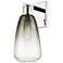 Brookhaven Almond 11" High Polished Nickel Wall Sconce With Slate Shade