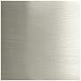 2_Brookhaven Almond 17"H Brushed Satin Nickel Swiveling Sconce w/ Amber Shade more views