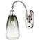Brookhaven Almond 17" High Polished Nickel Swiveling Sconce w/ Slate Shade