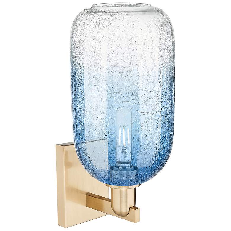 Image 2 Brookhaven Cloche 16.75"H Champagne Bronze Wall Sconce With Clear Shade more views