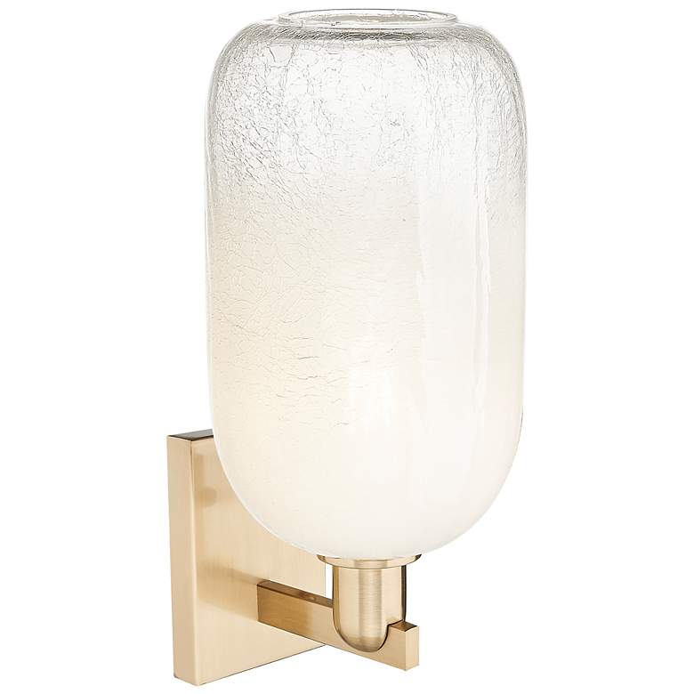 Image 2 Brookhaven Cloche 16.75"H Champagne Bronze Wall Sconce With Opal Shade more views
