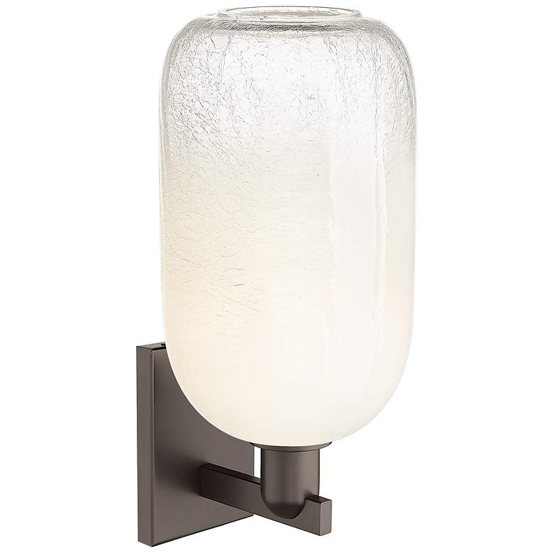 Image 2 Brookhaven Cloche 16.75"H Oil Rubbed Bronze Wall Sconce With Opal Shade more views