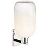 2_Brookhaven Cloche 16.75"H Polished Nickel Wall Sconce With Opal Shade more views