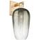 Brookhaven Flute 11" High Champagne Bronze Wall Sconce With Slate Shade