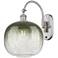 Brookhaven Sphere 16"H Brushed Satin Nickel Swiveling Sconce w/ Slate Shade