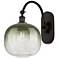 Brookhaven Sphere 16"H Oil Rubbed Bronze Swiveling Sconce w/ Slate Shade