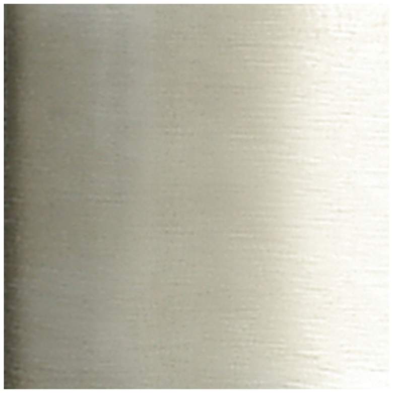 Image 2 Brookhaven Sphere 16" High Polished Nickel Swiveling Sconce w/ Amber Shade more views