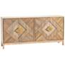 Thumbnail3 of Brookline 72" Wide Brown Mango Wood 4-Door Sideboard
