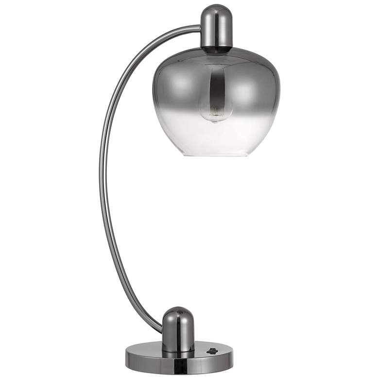 Image 2 Brookline Gun Metal Downbridge Arc Table Lamp