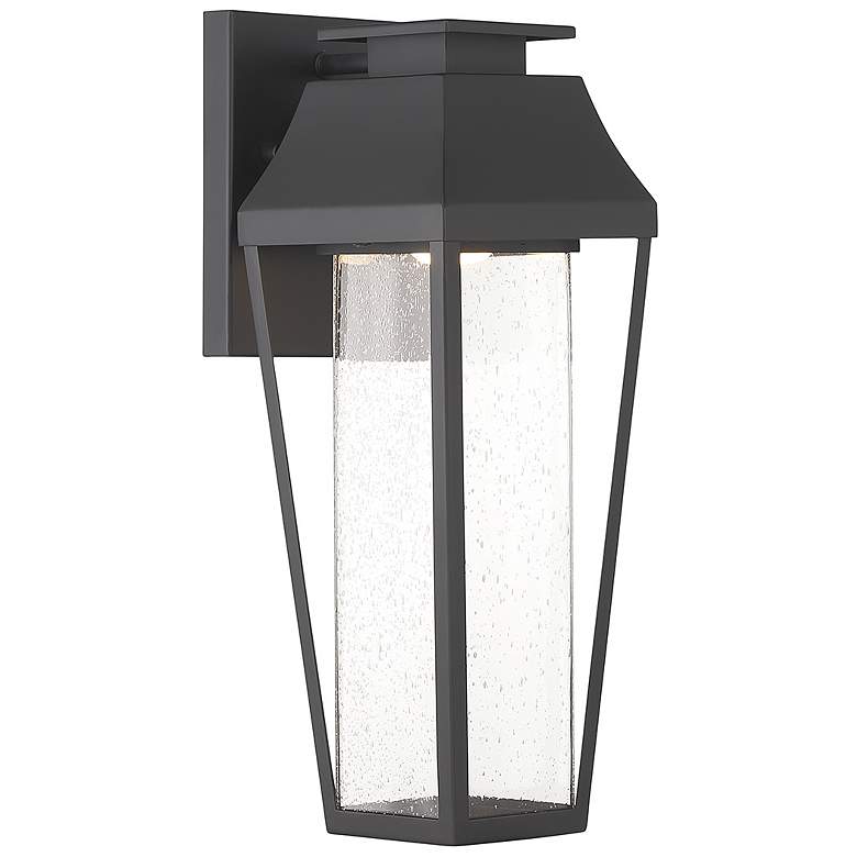 Image 4 Brookline LED Outdoor Dark Sky Wall Lantern in Matte Black more views