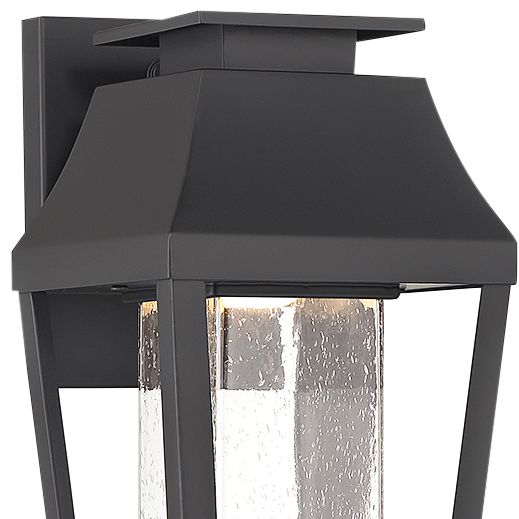 Image 2 Brookline LED Outdoor Dark Sky Wall Lantern in Matte Black more views