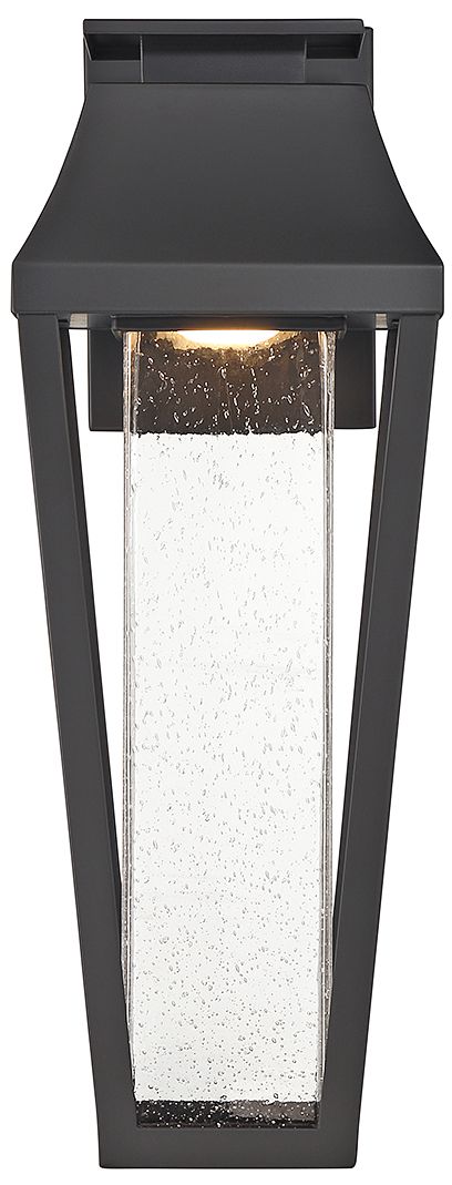 Image 4 Brookline LED Outdoor Dark Sky Wall Lantern in Matte Black more views