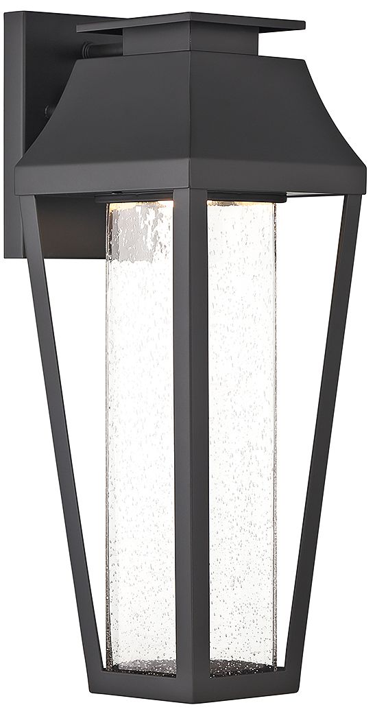 Image 5 Brookline LED Outdoor Dark Sky Wall Lantern in Matte Black more views