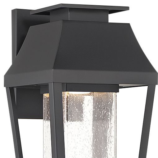 Image 2 Brookline LED Outdoor Dark Sky Wall Lantern in Matte Black more views