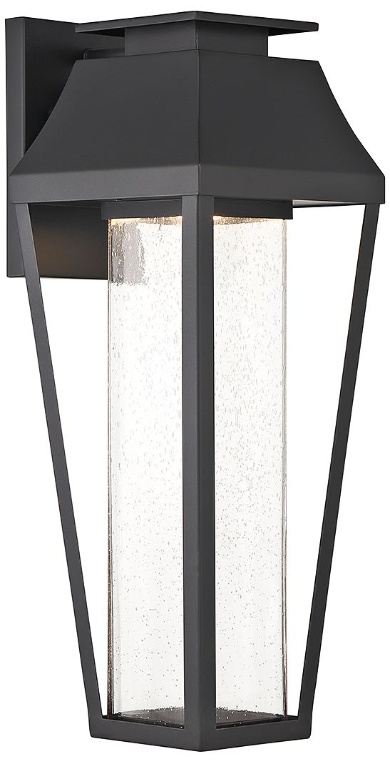 Image 5 Brookline LED Outdoor Dark Sky Wall Lantern in Matte Black more views