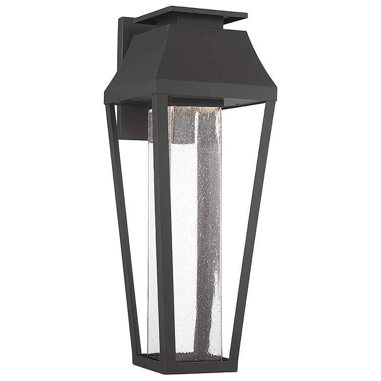 Image 1 Brookline LED Outdoor Dark Sky Wall Lantern in Matte Black