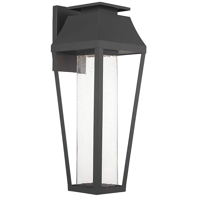 Image 4 Brookline LED Outdoor Dark Sky Wall Lantern in Matte Black more views